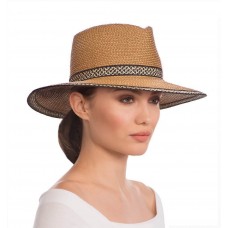 Eric Luxury Fashion Designer Mujer&apos;s Headwear Hat  Georgia  Natural/Black Mix 876172029442 eb-18605696